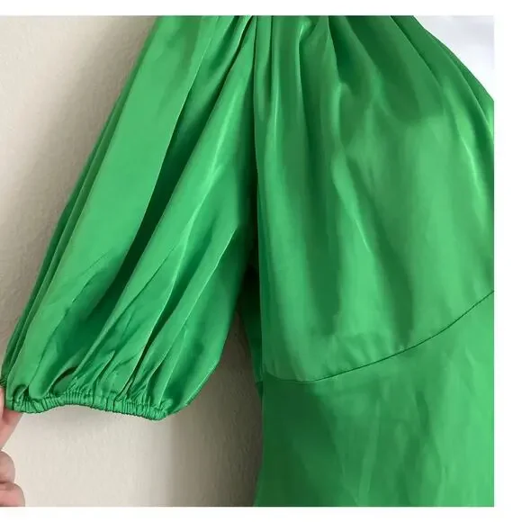 ALEXIA ADMOR Felicity Midi Dress Green Size 8 - Picture 4 of 6